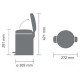 Brabantia atkritumu tvertne ar pedāli NewIcon, 5 l, Matt Black - 112928