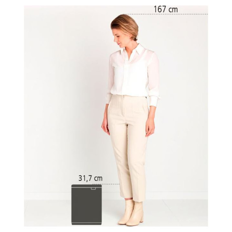 Brabantia atkritumu tvertne Bo, 7l, White - 222368