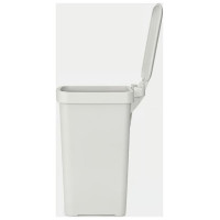 Brabantia atkritumu tvertne StepUp ar pedāli, 10l, Light Grey - 800245