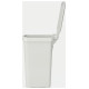 Brabantia atkritumu tvertne StepUp ar pedāli, 10l, Light Grey - 800245