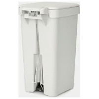 Brabantia atkritumu tvertne StepUp ar pedāli, 10l, Light Grey - 800245