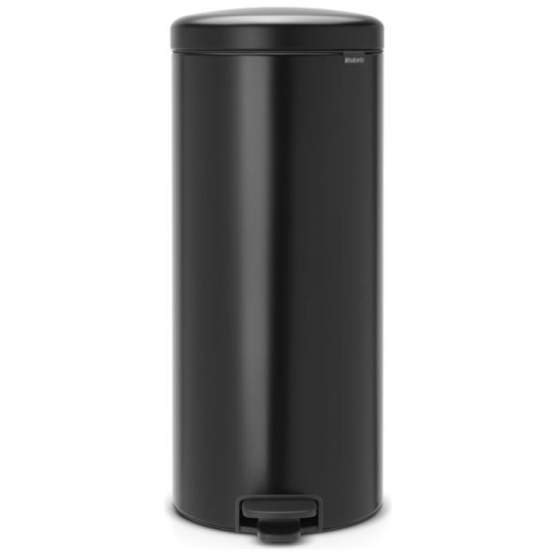 Brabantia atkritumu tvertne ar pedāli NewIcon, 30 l, Matt Black - 114540