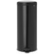 Brabantia atkritumu tvertne ar pedāli NewIcon, 30 l, Matt Black - 114540