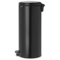 Brabantia atkritumu tvertne ar pedāli NewIcon, 30 l, Matt Black - 114540
