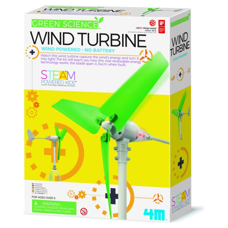 4M Green Science DIY komplekts Vēja turbīna
