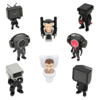 Skibidi Toilet Mini noslēpumainā figūriņa, 5 cm