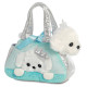 Fancy Pals AURORA Fancy Pals Plīša pūdelis zilā somā, 20 cm