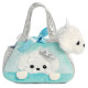 Fancy Pals AURORA Fancy Pals Plīša pūdelis zilā somā, 20 cm
