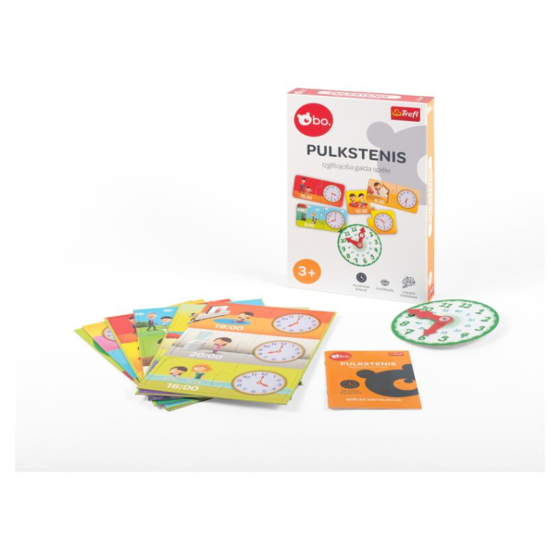 BO. Izglītojo&scaron;ā galda spēle "Pulkstenis" (Latvie&scaron;u val.)