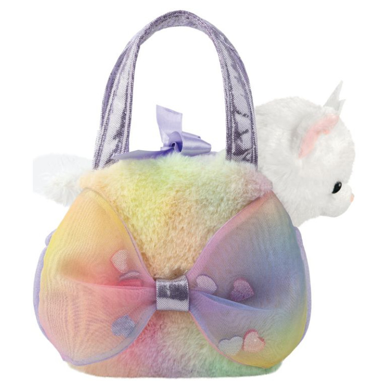 Fancy Pals AURORA Fancy Pals plī&scaron;a rotaļlieta kaķis somiņā, 20 cm