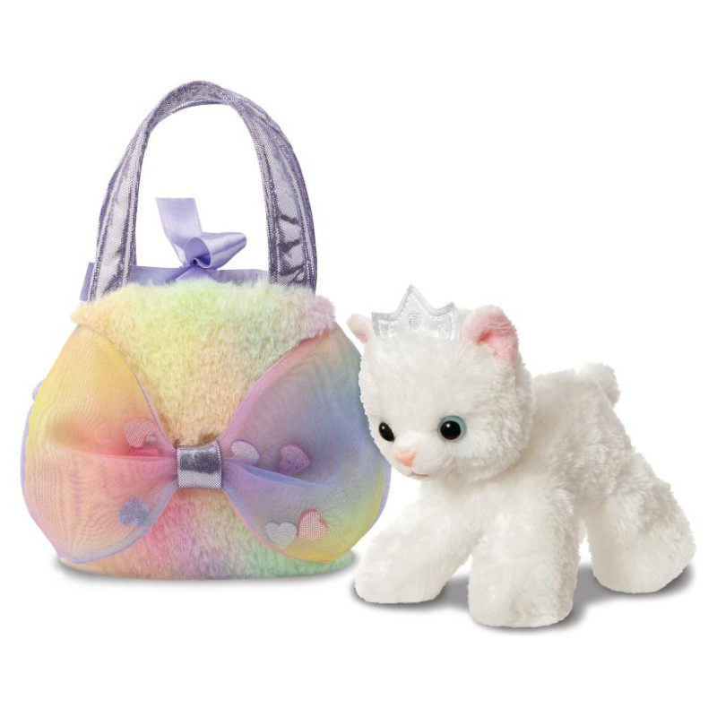 Fancy Pals AURORA Fancy Pals plī&scaron;a rotaļlieta kaķis somiņā, 20 cm