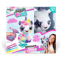 Airbrush PLUSH Plīša DIY komplekts Vienradzis ar aerogrāfu, 25 cm
