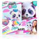 Airbrush PLUSH Plīša DIY komplekts Panda ar aerogrāfu, 25 cm