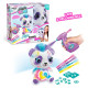 Airbrush PLUSH Plīša DIY komplekts Panda ar aerogrāfu, 25 cm