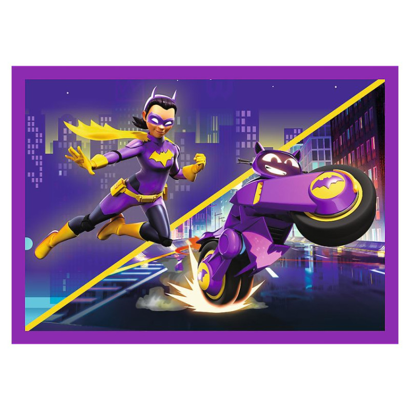 Trefl BATWHEELS Pužļu komplekts 4 in 1