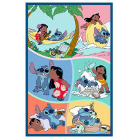 Trefl DISNEY STITCH Pužļu komplekts Stitch pasaule, 3x80 gab.