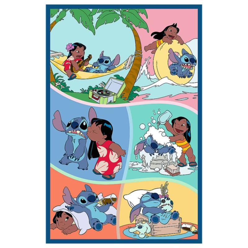 Trefl DISNEY STITCH Pužļu komplekts Stitch pasaule, 3x80 gab.