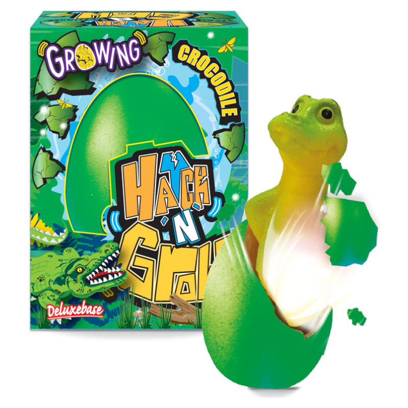 Deluxebase Hatch &acute;N&acute; Grow, Krokodils