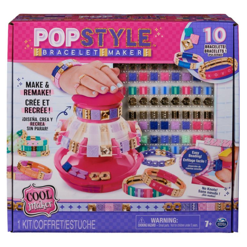 Cool MAKER Rotaļlietu komplekts PopStyle aproču veido&scaron;anai