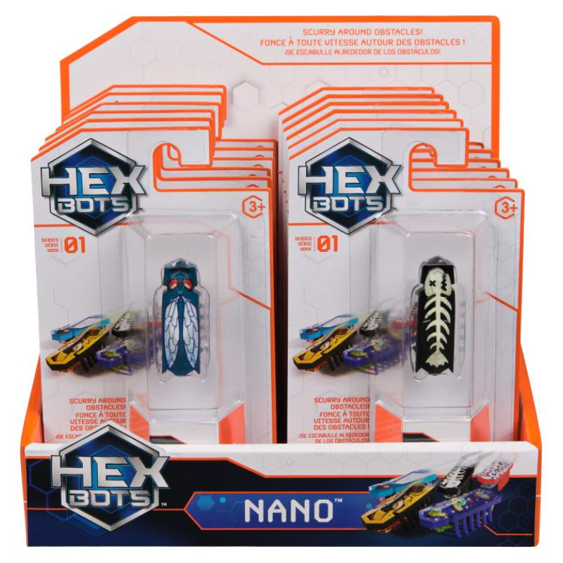 Hex Bots Interaktīvā rotaļlieta Nano vabole