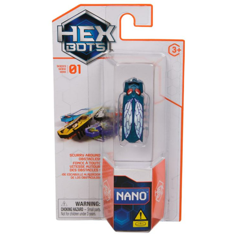 Hex Bots Interaktīvā rotaļlieta Nano vabole