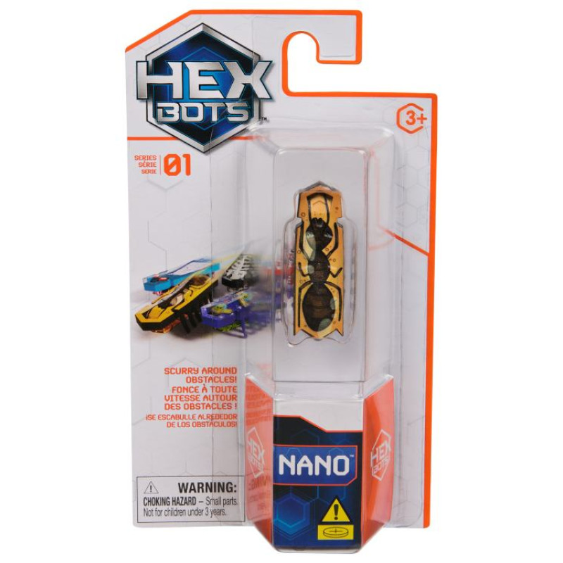 Hex Bots Interaktīvā rotaļlieta Nano vabole
