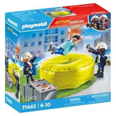 Playmobil ACTION HEROES Ugunsdzēsējs ar gaisa spilvenu 71465