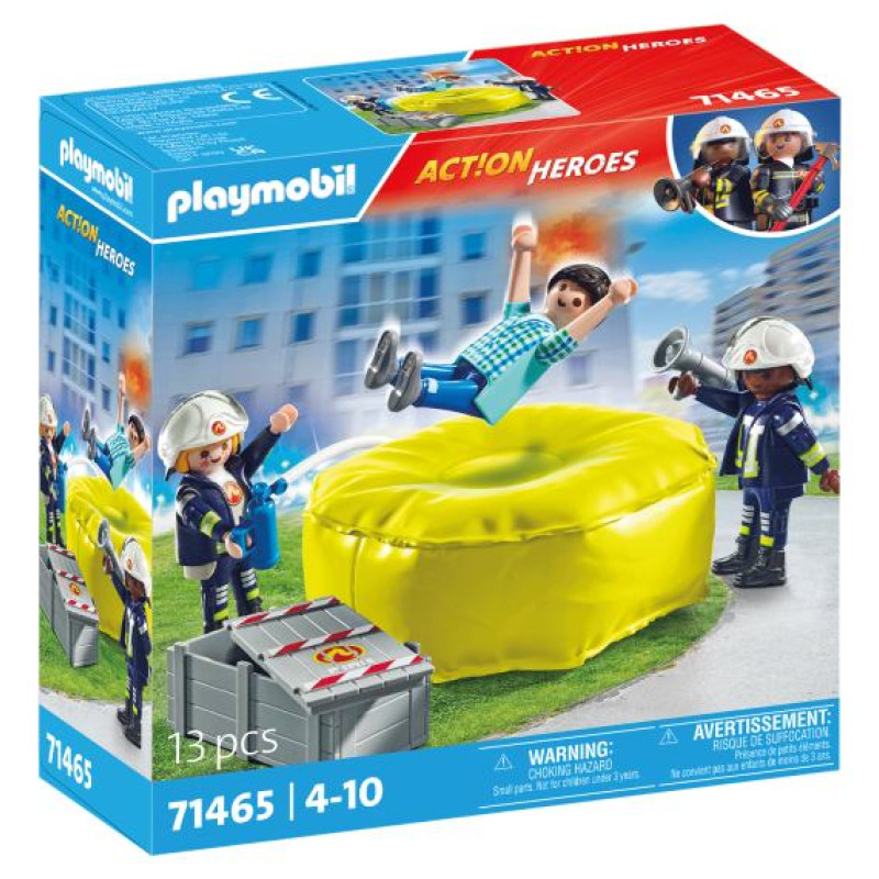Playmobil ACTION HEROES Ugunsdzēsējs ar gaisa spilvenu 71465