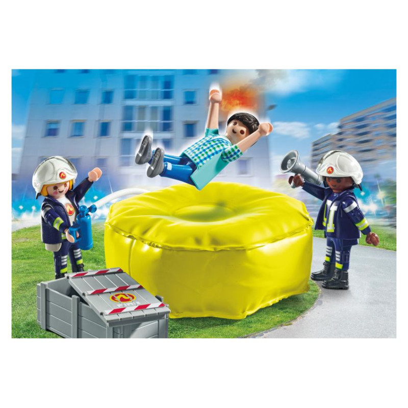 Playmobil ACTION HEROES Ugunsdzēsējs ar gaisa spilvenu 71465