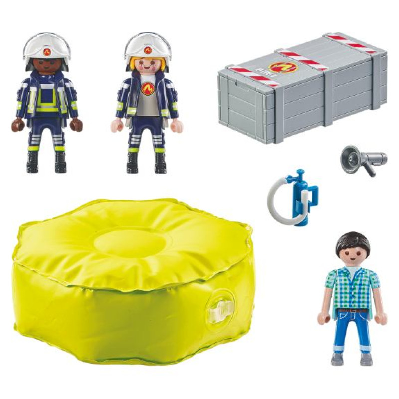 Playmobil ACTION HEROES Ugunsdzēsējs ar gaisa spilvenu 71465