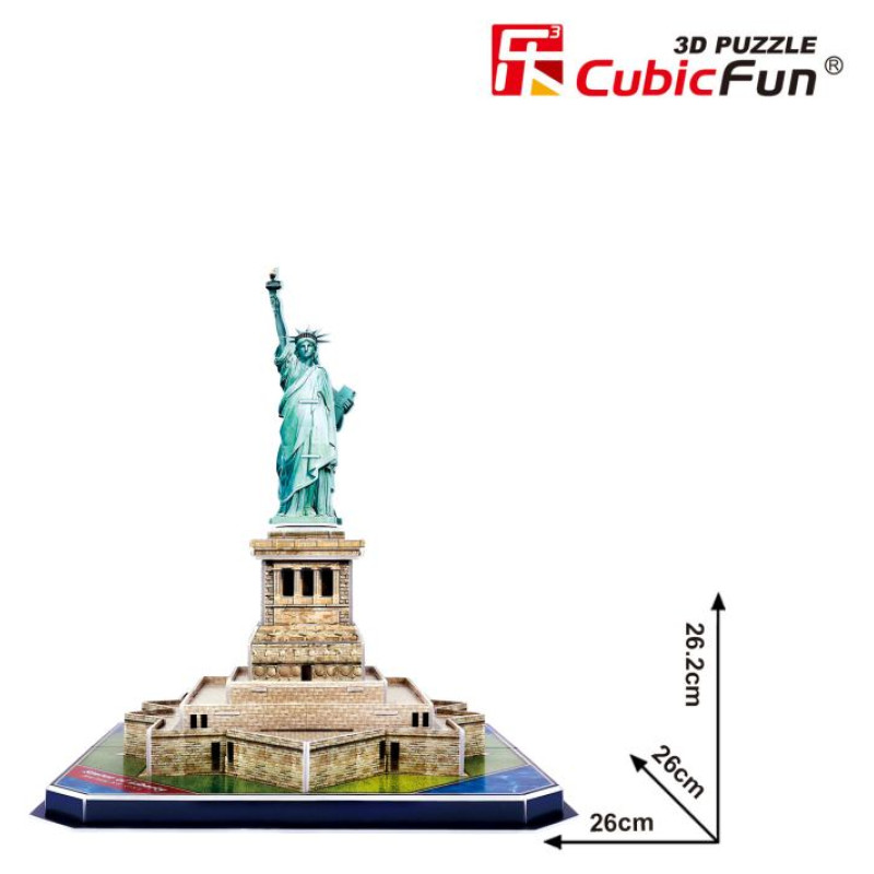 Cubic Fun CUBICFUN 3D puzle Brīvības statuja