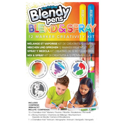Blendy Pens Marķieru komplekts Sapludini un izsmidzini 12 gab.