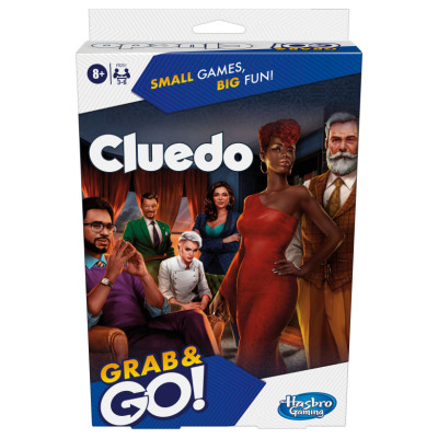 Hasbro Gaming CLUEDO Ceļojumu izmēra spēle Grab&Go