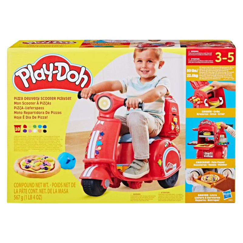 Play-Doh Rotaļu komplekts Picu piegādes motorolleris, 49 cm