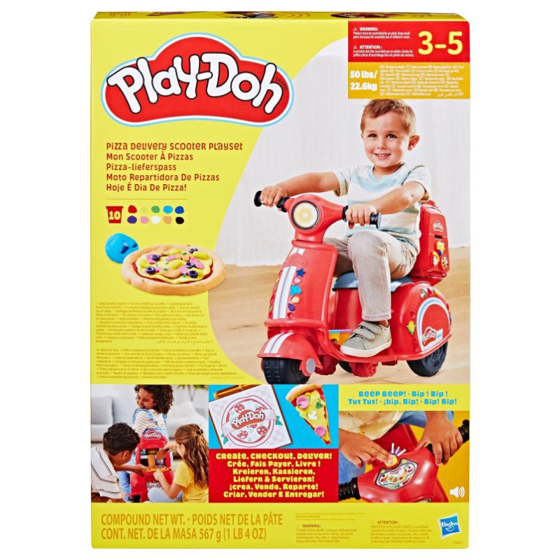 Play-Doh Rotaļu komplekts Picu piegādes motorolleris, 49 cm