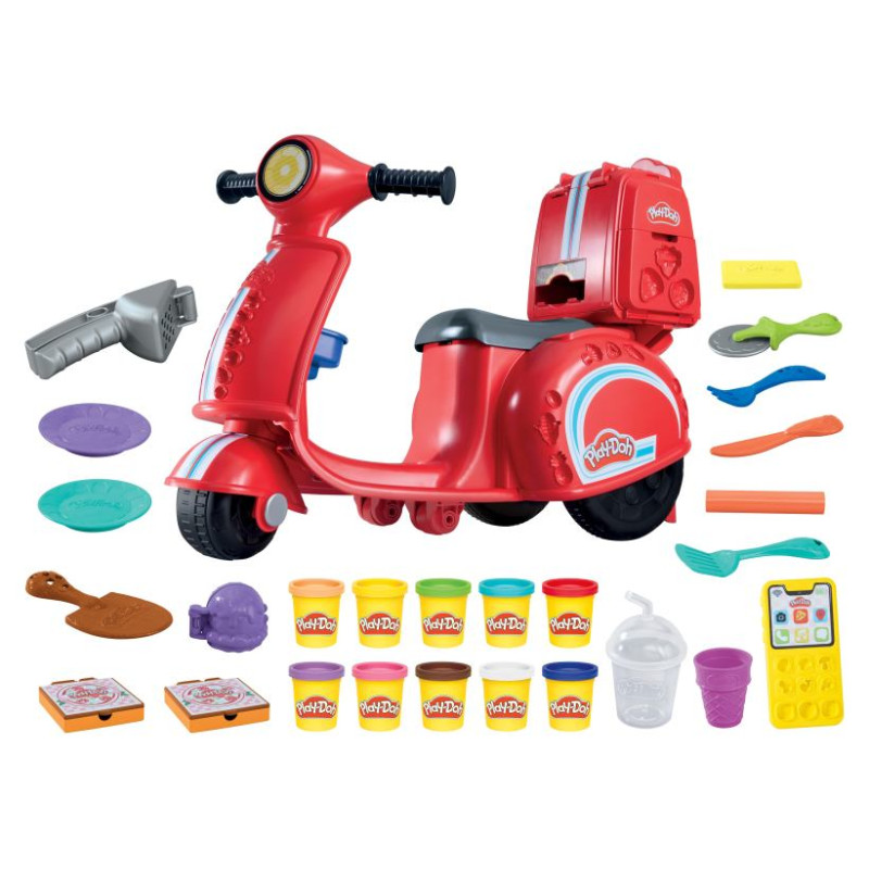 Play-Doh Rotaļu komplekts Picu piegādes motorolleris, 49 cm