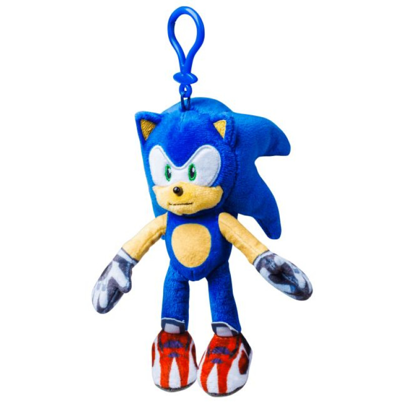 Sonic Piespraužama plī&scaron;a rotaļlieta, 15 cm