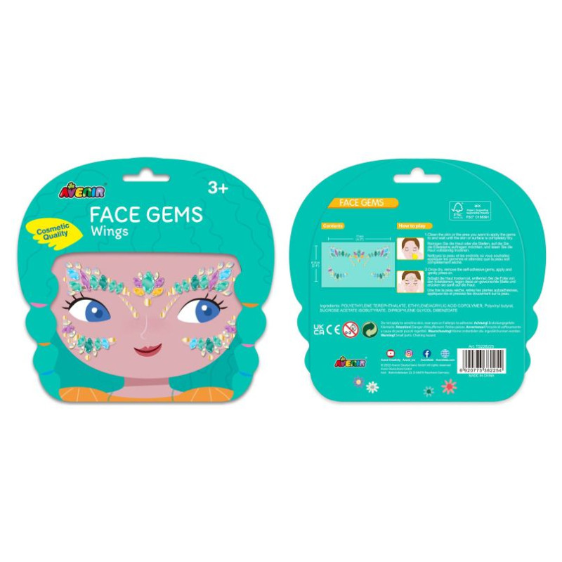 Avenir Dārgakmeņi sejai: Spārni