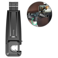 Baseus backseat vehicle holder car hanger phone holder 4.0''-6.5'' for the headrest black (SUHZ-A01)