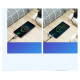 Ugreen cable 2in1 USB - micro USB / USB Type C cable 1m 2.4A black (30875)