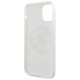Guess GUHCN65TPUWHGLG iPhone 11 Pro Max white/white hard case Glitter 4G Circle Logo