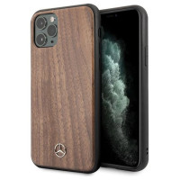 Mercedes MEHCN65VWOLB iPhone 11 Pro Max hard case brązowy/brown Wood Line Walnut