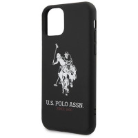 U.s. Polo Assn. US Polo USHCN65SLHRBK iPhone 11 Pro Max czarny/black Silicone Collection