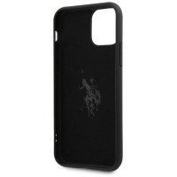 U.s. Polo Assn. US Polo USHCN65SLHRBK iPhone 11 Pro Max czarny/black Silicone Collection