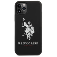 U.s. Polo Assn. US Polo USHCN65SLHRBK iPhone 11 Pro Max czarny/black Silicone Collection