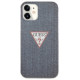 Guess GUHCP12SPCUJULDB iPhone 12 mini 5.4" navy/dark blue hardcase Jeans Collection