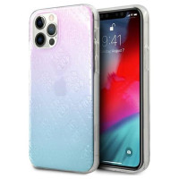 Guess GUHCP12L3D4GGBP iPhone 12 Pro Max 6,7" niebiesko-różowy/blue&pink hardcase 4G 3D Pattern Collection