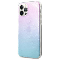 Guess GUHCP12L3D4GGBP iPhone 12 Pro Max 6,7" niebiesko-różowy/blue&pink hardcase 4G 3D Pattern Collection