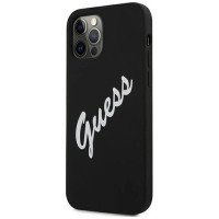 Guess GUHCP12LLSVSBW iPhone 12 Pro Max 6.7" black/white hardcase Silicone Vintage