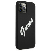 Guess GUHCP12LLSVSBW iPhone 12 Pro Max 6.7" black/white hardcase Silicone Vintage